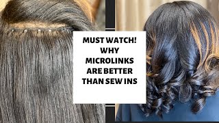 MUST WATCH: Why microlink are better than a sew in&#39;s!