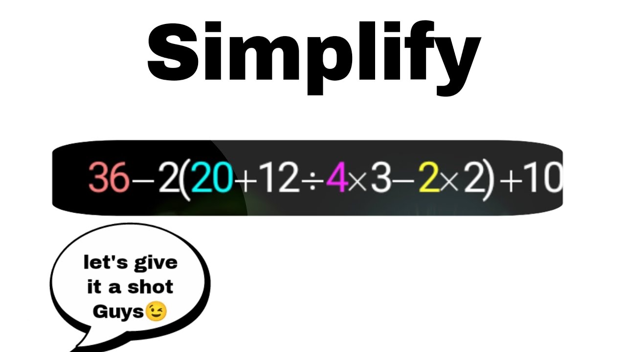 Basic Operations in Maths simplified 🤗 || Maths With Bigben - YouTube