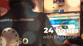 24 hours with #EASO staff 24 hours with #EASO staff