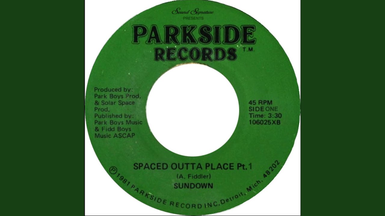 SUNDOWN / SPACED OUTTA PLACE (2022 REISSUE) [7inch - SSPK]：CLUB