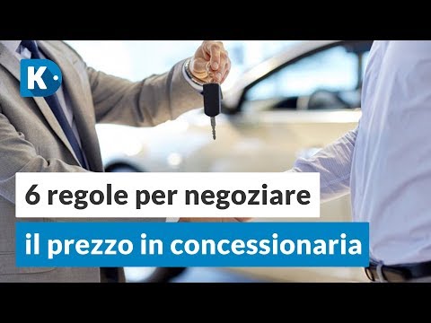 6 consigli PRATICI per NEGOZIARE il PREZZO di un&rsquo;auto nuova