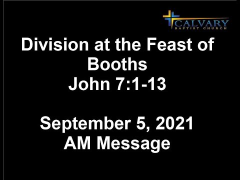 Division at the Feast of the Booths