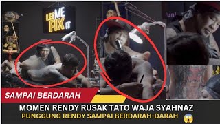 MOMEN RENDY KAJERNET MENJERIT SAAT RUSAK TATO WAJAH SYAHNAZ, SAMPAI KELUAR DARAH. 😱