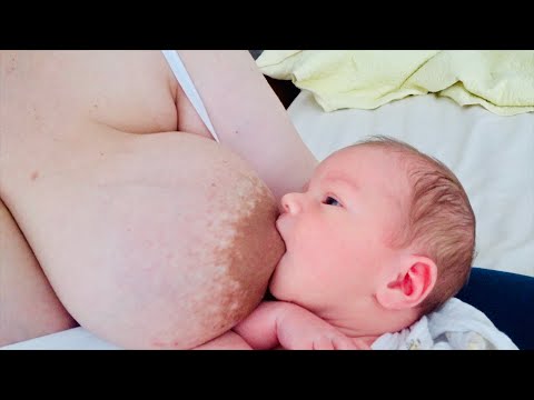 Breastfeeding Baby Jasper in The Morning