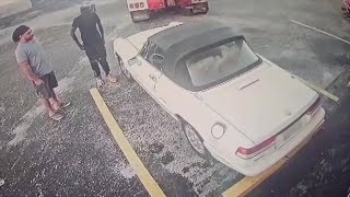 Thieves arrested after using tow truck to steal liquor store owner's car; reward offered for return