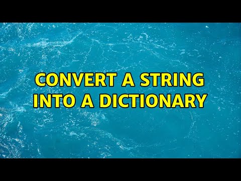 Convert a string