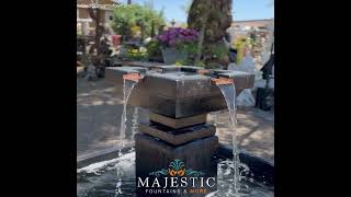 Miramar 4 Way Spill Fountain with Square Basin - 1817