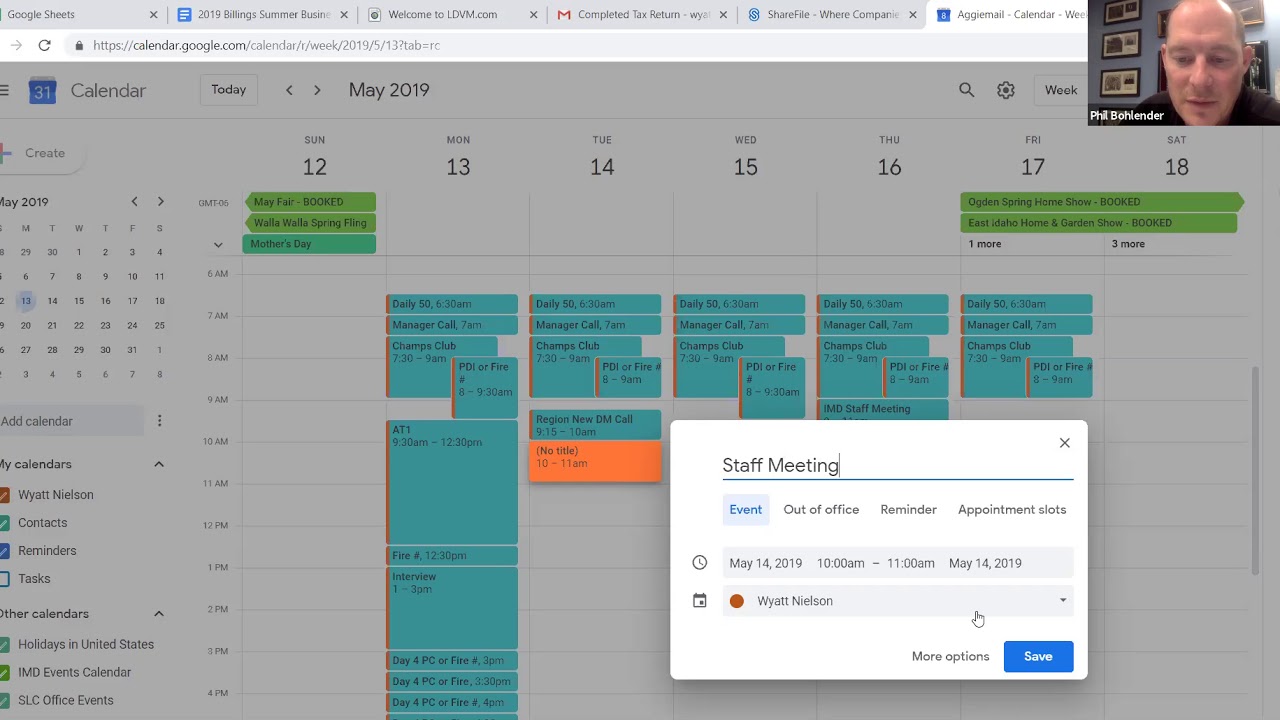 CREATING Hour by Hour Summer Office Schedule - Summer 2019