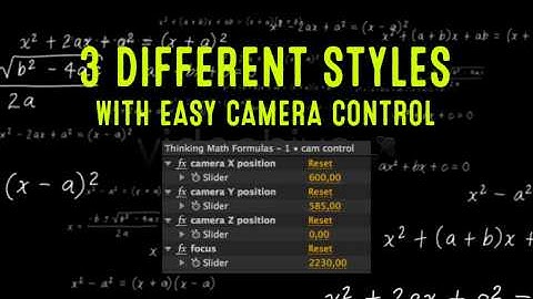 After Effects Project Files - Thinking Math Formulas - VideoHive 10148905