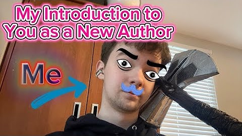 My Introduction to You as a NEW AUTHOR!