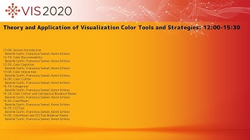 VIS 2020: Theory and Application of Visualization Color Tools and Strategies