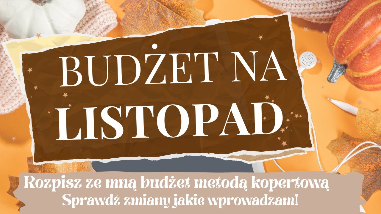 BUDŻET NA LISTOPAD || DUŻO ZMIAN II NOWE SEGREGATORY || KROK PO KROKU ZAPLANUJ ZE MNĄ WYDATK||