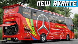TERBARU || Mod New Avante H8 ASXFM. Livery Gunung Harta. Bussid screenshot 4