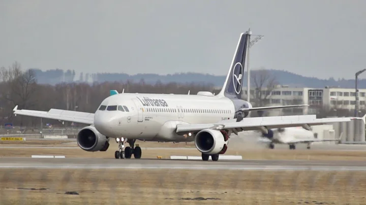 Lufthansa Airbus A320-214 D-AIZG arrival at Munich Airport