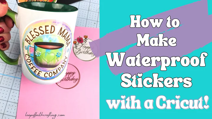 Easy Waterproof Stickers with a Cricut!
