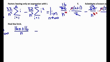 Calculus Unit 5.2 Notes Definite Integrals Expressed as Riemann Sums Video 1 2014