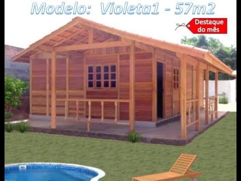 Modelo: Vitória Régia2 - 80m2 Reis das Casas Pré Fabricadas