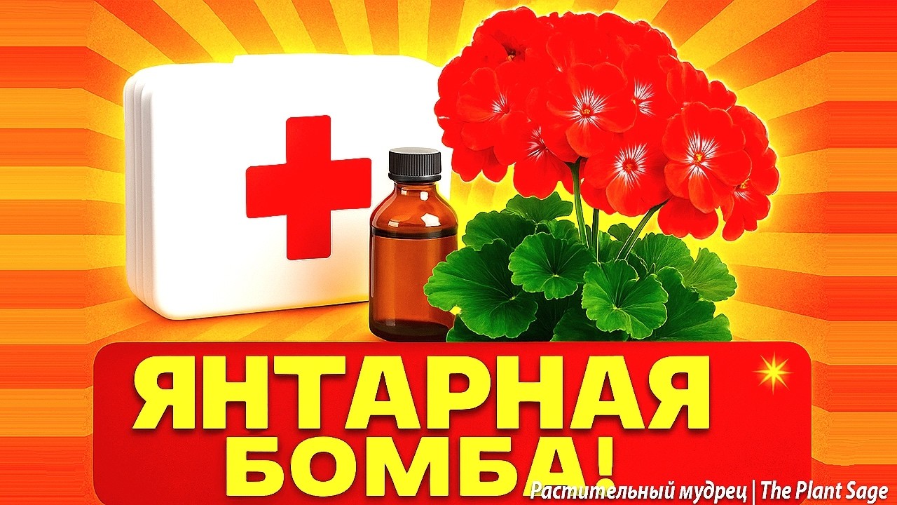 Я ПОЛИЛА ГЕРАНЬ ЭТИМ И ОНА ВЗОРВАЛАСЬ ЦВЕТАМИ! 🌿 УДОБРЕНИЕ ГЕРАНИ ЯНТАРНОЙ КИСЛОТОЙ