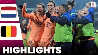 Netherlands vs Belgium | What a Game | Highlights | UEFA Women's Nations League 05-12-2023