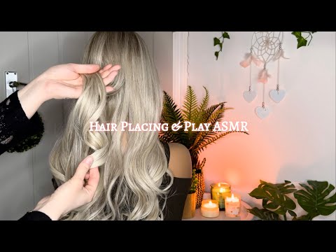 ASMR Whispered Hair Play & Hair Placing with Super Soft Hand Movements for Improved Sleep & Tingles