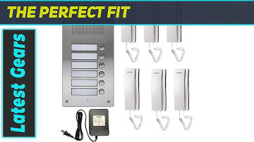 ComMax 6-Apartment Building Audio Intercom Set - Best Solution for Multi-Unit Communication