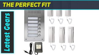 ComMax 6-Apartment Building Audio Intercom Set - Best Solution for Multi-Unit Communication