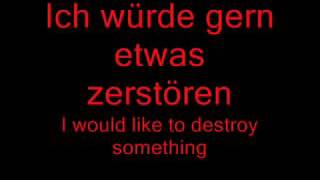 Zerstören  Rammstein Lyrics & English