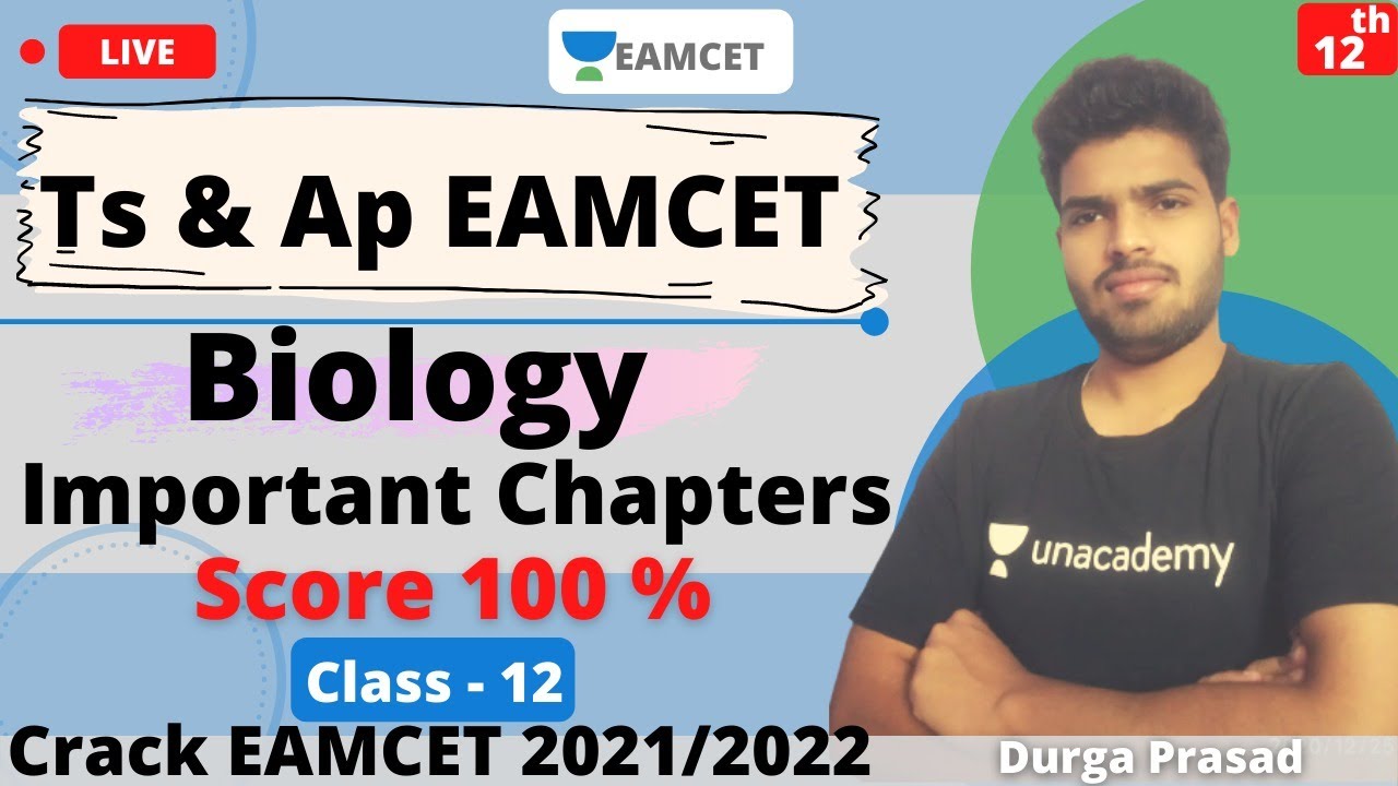 Unacademy EAMCET EAMCET Biology Important Chapters Crack EAMCET