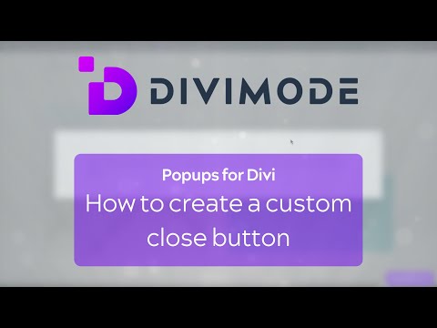 How to create a custom close button