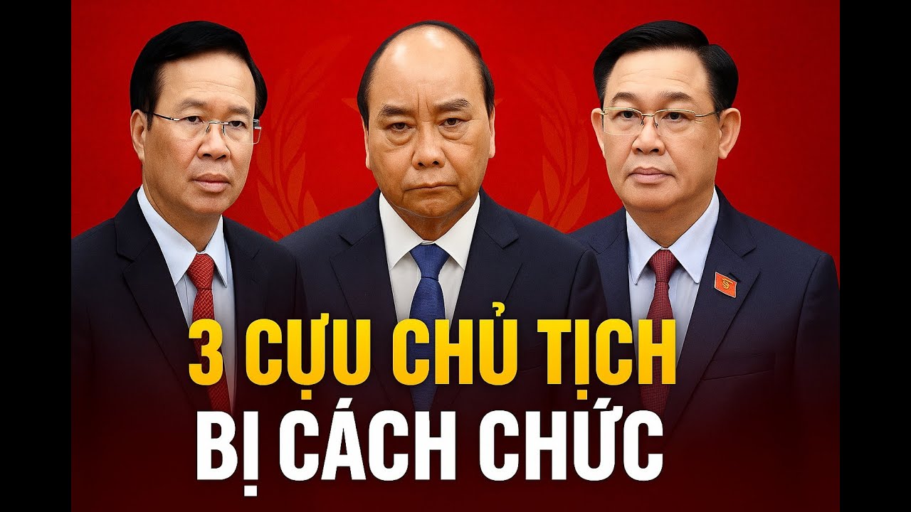 Vì sao Võ Văn Thưởng – Nguyễn Xuân Phúc – Vương Đình Huệ cùng lúc 'ngã ngựa'?