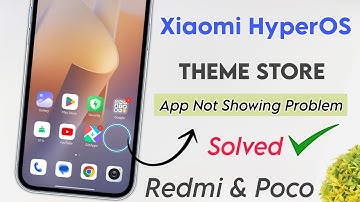 Theme App Not Showing In Xiaomi HyperOS | Theme App Not  working In Redmi & Poco Phone