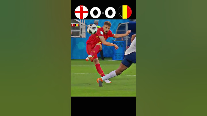 England vs Belgium World cup 2018