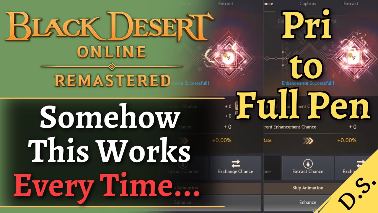 [BDO] Ultimate Enhancement Guide Montage Seaon+ Tuvala from Pri to