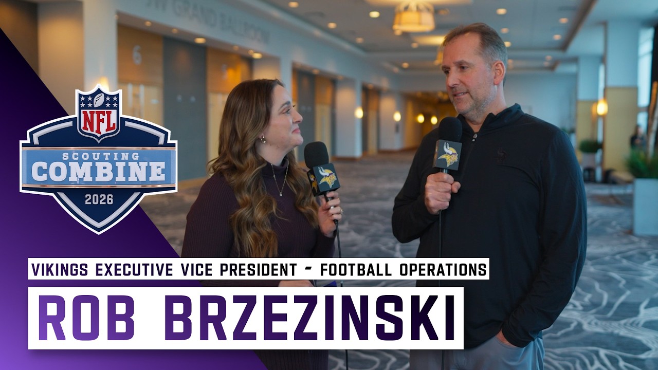 Rob Brzezinski Discusses Vikings Approach to 2026 NFL Draft, Working with Kevin O'Connell & More