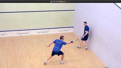 Squash tips: Nick Matthew forehand drops & volley drops