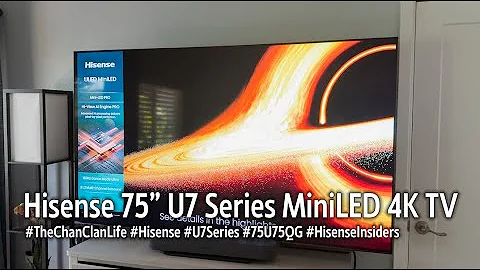 TechTalk: Hisense 2025 Class U7 Series 75&quot; MiniLED QLED 4K TV U75QG Google TV Demo &amp; Review