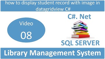 how to display student record with image in datagridview c#
