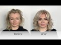 Мастеркласс. Шикарный Блонд на седых волосах   45+. Chic Blond for grey hair 45+. Tutorial.