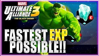 FASTEST EXPERIENCE & LEVEL UP POSSIBLE!! Marvel Ultimate Alliance 3