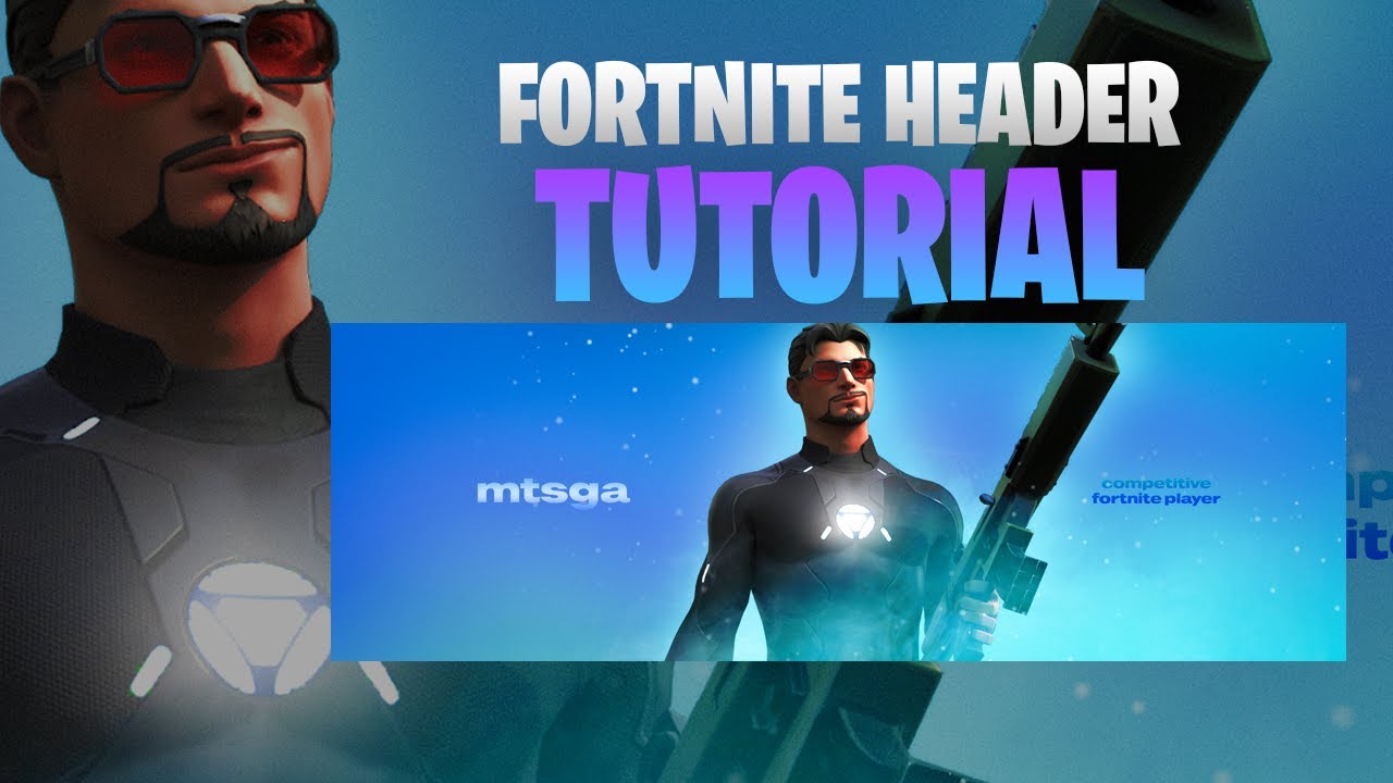 FORTNITE Season 4 Twitter Header Tutorial (+ FREE PSD) // Sacoz