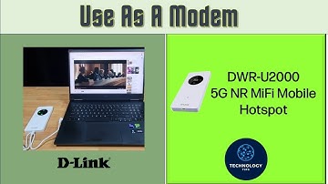 D-Link DWR-U2000 5G NR MiFi How to use it as a Modem