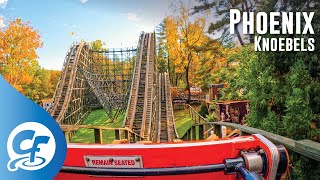 Phoenix front seat on-ride 4K POV @60fps Knoebels Amusement Resort