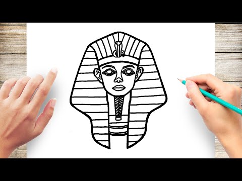 How to Draw An Egyptian King (Pharaoh)