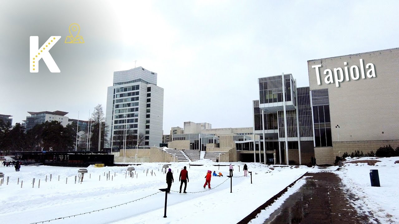 Winter Walk in Tapiola, Espoo Deteriorating "Garden City"? YouTube