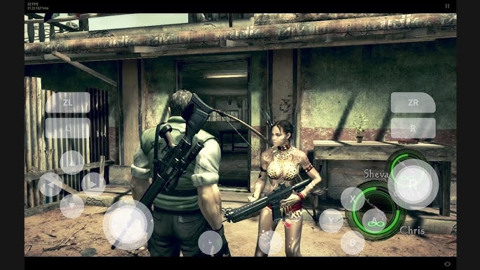 Resident Evil 5 Gameplay On Skyline Edge V72 Emulator Android + Fix  Graphics 