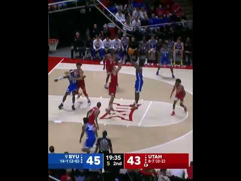 BYU'S AJ DYBANTSA WITH HIS 9TH-STRAIGHT GAME OF 20+ PTS 🔥