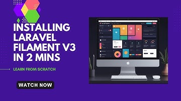 How to Install Laravel Filament v3 in 2 Minutes | Quick Admin Panel Builder