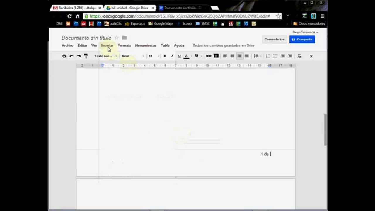 Insertar Encabezado Y Pie De P gina En Documentos De Google YouTube