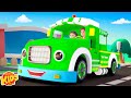 Wheels On The Tow Truck + More Vehicle Nursery Rhymes &amp; Baby Songs for Kids