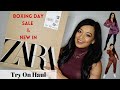HUGE ZARA BOXING DAY SALE & NEW IN TRY ON HAUL | ft. Ana Luisa Jewellery | Last video of 2021! 💖
